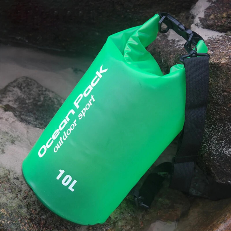Αδιάβροχη τσάντα κολύμβησης Dry Sack 5L/10L/15L/20L Αδιάβροχες Floating Dry Gear Bags for Boating Fishing Rafting Swimming