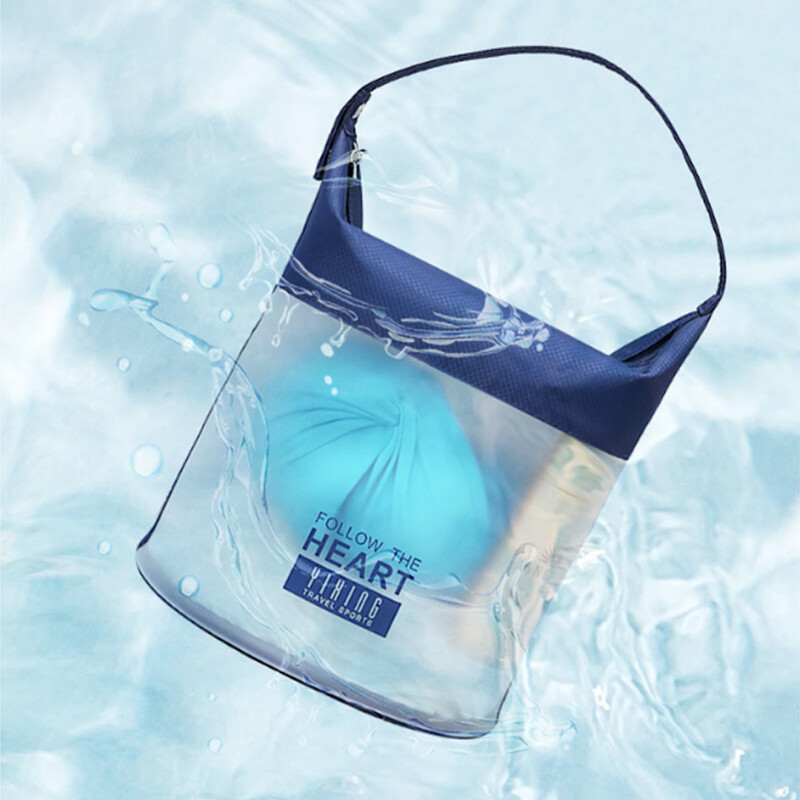 Plavecký vak Priehľadný plážový úložný balíček Vodotesný suchý odev Vonkajšia cestovná kabelka Príslušenstvo Bazénový suchý plavecký vak X313A