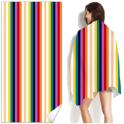 Mikroszálas strandtörölközők Ultrakönnyű kék fürdőlepedők Homokálló dupla belső cső folyóvízi hab úszókhoz úszómedencéhez