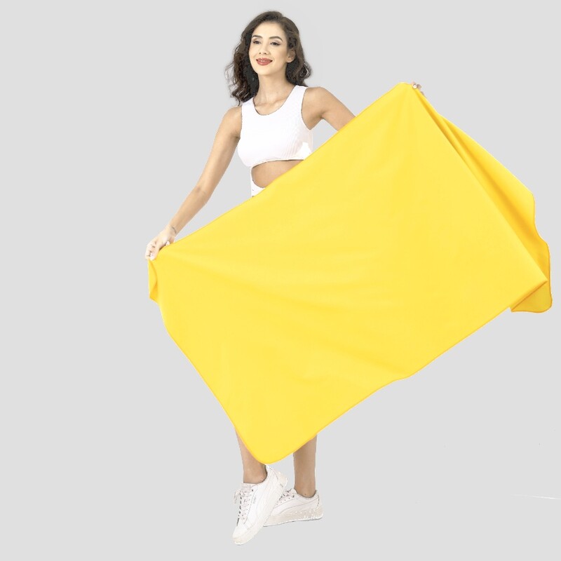 1 gab. Īpaši uzsūcošs mikrošķiedras dvielis sportam un āra aktivitātēm — kempings — ātri žūstošs, kompakts, viegls pludmales dvielis