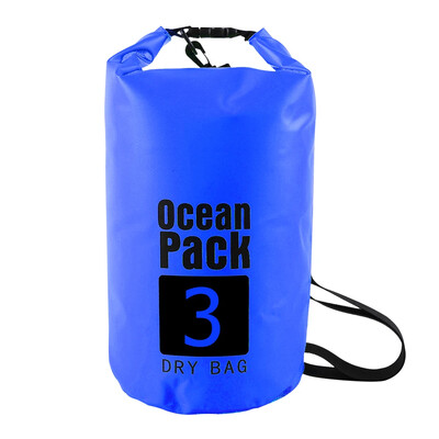 Vodotesný vak na vodu 2l/3l/5l/10l, plávanie, rafting, kajakovanie, rieka, trekking, plachtenie, kanoistika, člnkovanie, 2 l/3 l/5 l