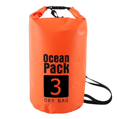 Vodotesný vak na vodu 2l/3l/5l/10l, plávanie, rafting, kajakovanie, rieka, trekking, plachtenie, kanoistika, člnkovanie, 2 l/3 l/5 l