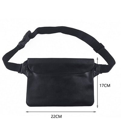 Vodootporna torba za plivanje Podvodne torbe za mobilne telefone Skijanje Drift Ronjenje Naramenica oko struka Troslojna prozirna torba za zaštitu od suhe tvari