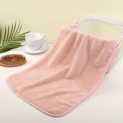 Podebljani ručnik za kupanje od koraljnog baršuna Snažno upijanje vode Ručnik za kupanje za odrasle Mekani afinitet Ručnik za kućanstvo koji se brzo suši