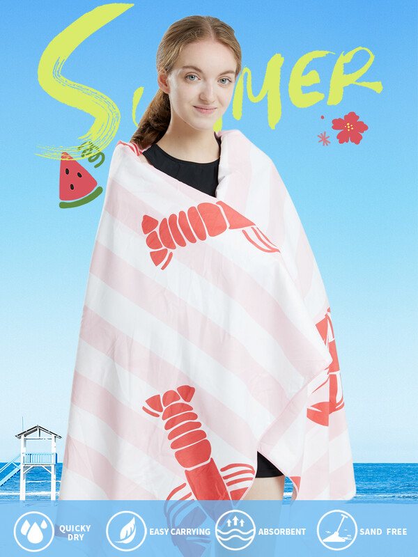 Veliki ručnici za plažu Ručnici za plažu od mikrovlakana Brzo sušeći ručnik Ručnici za plažu od pijeska Oblak Ručnik za plažu za odrasle Ručnik za bazen za putne plivače（S17）