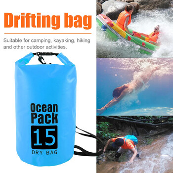 2L/3L/5L/10L Αδιάβροχη Dry Bag Pack Sack PVC Κολύμβηση Rafting Καγιάκ River Trekking Πλωτό ιστιοπλοϊκό σάκο νερού