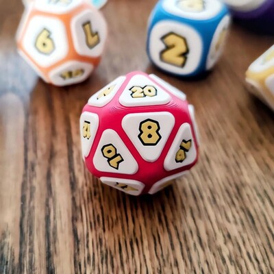 Zábavné PLA Mushroom Party Dice Hracie karty Hry s kockami Príslušenstvo pre hry s kockami Polyhedrálne kocky DND kocky Kocky Stolové hry Kocky