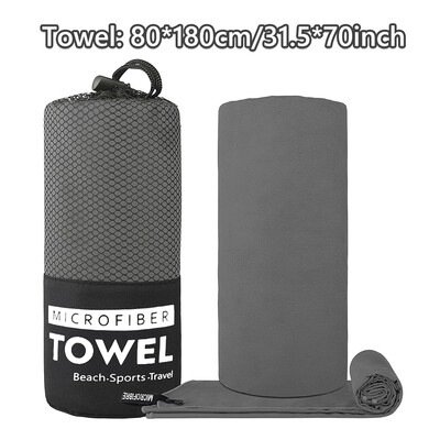 1 vnt. mikropluošto negabaritinis rankšluostis, greitai džiūstantis paplūdimio rankšluostis, ypač didelis 70 x 31,5 colio be smėlio paplūdimio rankšluosčiai itin lengvi