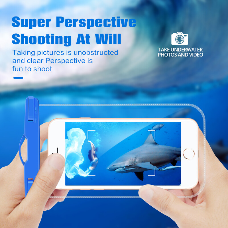 FONKEN veekindel telefoniümbris Ujuv veealune hoiuruum Kuivkott Triivisukeldumine Ujumine Mobiiltelefon Veekindel kotiümbrise kate