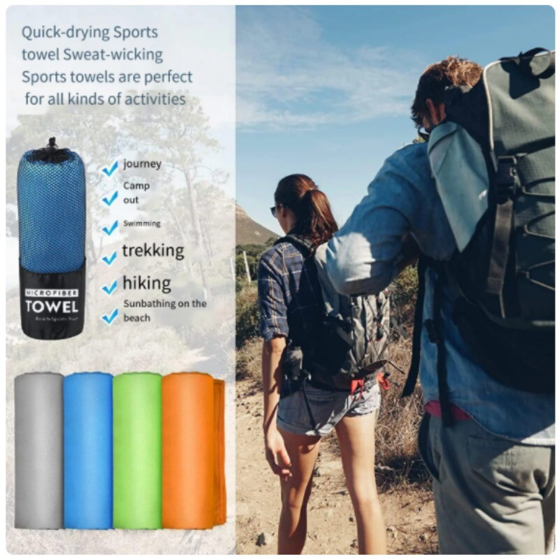 Uterák z mikrovlákna Šport Rýchloschnúci Plávanie Plážový uterák Osušky Kempovací uterák na turistiku Ľahký Posilňovňa Jóga