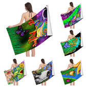 Domáce osušky na telo, uteráky do kúpeľa, rýchloschnúci mikrovláknový plážový uterák do kúpeľa, pánsky, dámsky, veľký športový uterák