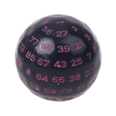 100 pusių daugiakampis kauliukas D100 daugiapusis akrilo kauliukas Vaidmenų žaidimo priedai, skirti stalo žaidimams Bar Club Stalinis žaidimas