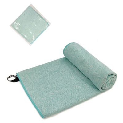 1 ks športový mikrovláknový rýchloschnúci vreckový uterák prenosný ultraľahký savý uterák do bazéna, posilňovne, fitness, jogy, plážového uteráka