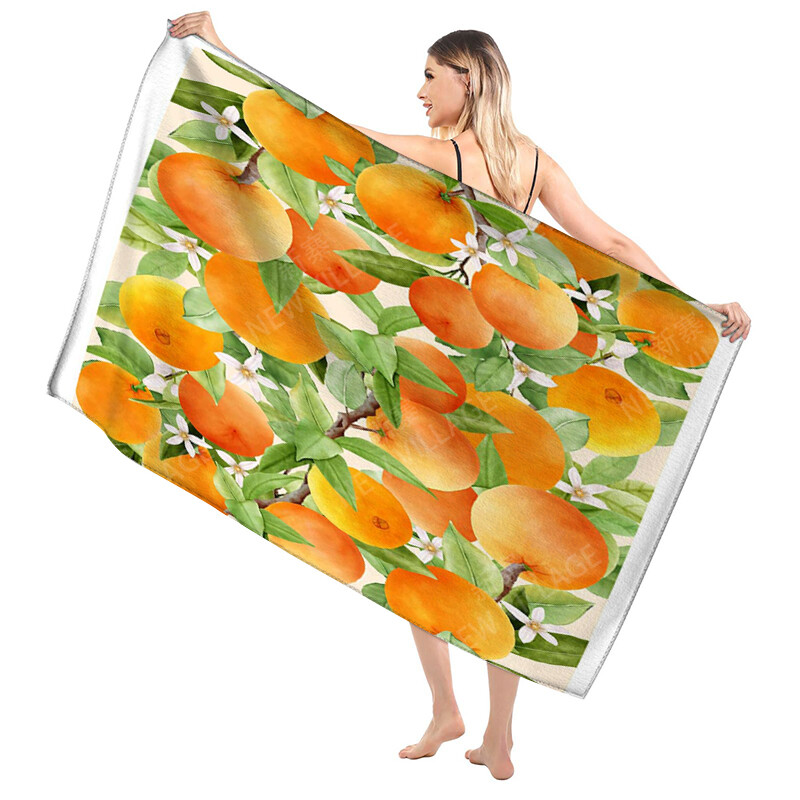 Domáce osušky na telo, osušky Morandi lines and flowers, rýchloschnúci mikrovláknový plážový uterák, veľký športový uterák