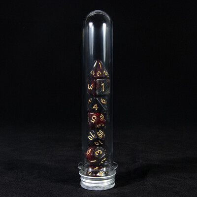 Sada polyedrických kociek DND, vesmírna galaxia, trblietavé kocky s tubičkou, pre herný stolový stôl D&D, príslušenstvo pre hranie hier