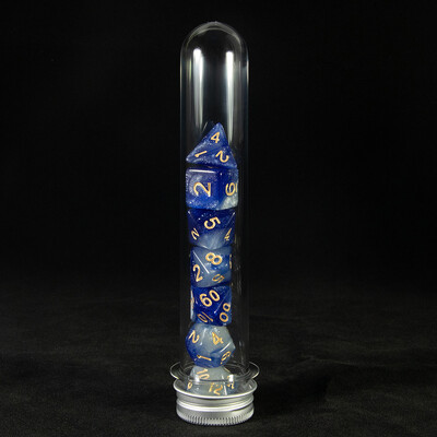 Sada polyedrických kociek DND, vesmírna galaxia, trblietavé kocky s tubičkou, pre herný stolový stôl D&D, príslušenstvo pre hranie hier