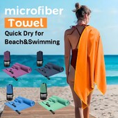 1 balenie 3 veľkostí, kompaktné cestovné uteráky z mikrovlákna - ultra savé, ľahké a rýchloschnúce na šport, pláž, jogu