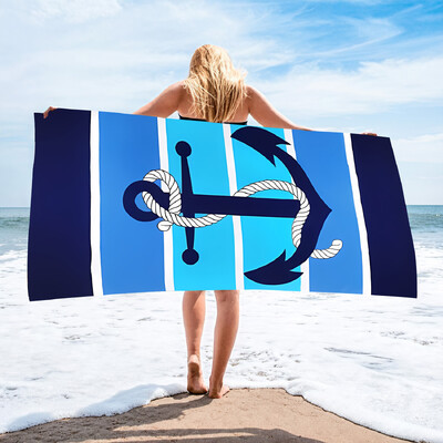 Ručnik za plažu od mikrovlakana Veliki upijajući ručnik za kupanje Brzosušeća krema za sunčanje za odrasle Putovanja Bazen Datura Flamingo uzorak