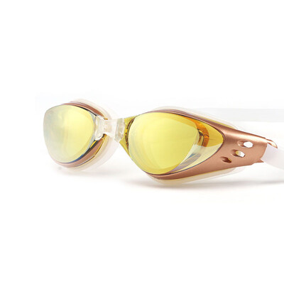 Kratkovidne naočale za plivanje dioptrijske -1.0~-10 Vodootporne naočale za plivanje protiv zamagljivanja Silikonska dioptrija Ronilačke naočale Odrasli Djeca