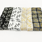 10Pcs/set 16mm D6 +1/-1 Dice For Magic The Gathering Game Brojanje Brojalice za učenje matematike