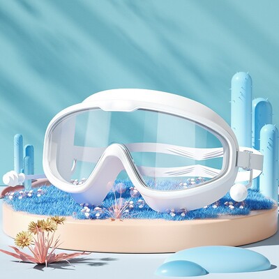 Naočale za plivanje Vodootporne protiv magljenja HD prozirni čepići za uši Dječje naočale za plivanje Veliki okvir Naočale za bazen Dodaci za plivanje