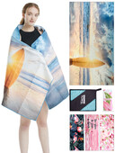 Veliki ručnici za plažu Ručnici za plažu od mikrovlakana Brzo sušeći ručnik Ručnici za plažu od pijeska Oblak Ručnik za plažu za odrasle Ručnik za bazen za putne plivače(S4)