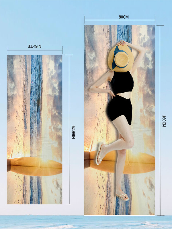 Veliki ručnici za plažu Ručnici za plažu od mikrovlakana Brzo sušeći ručnik Ručnici za plažu od pijeska Oblak Ručnik za plažu za odrasle Ručnik za bazen za putne plivače（S4）