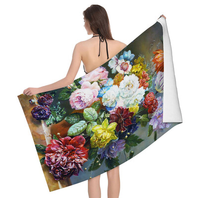 Mājas vannas dvieļi ķermeņa dvieļi Natural Animal Style vannas ātri žūstošs mikrošķiedras pludmales dvielis vīrietis sievietēm liels sporta dvielis