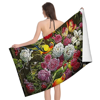 Mājas vannas dvieļi ķermeņa dvieļi Natural Animal Style vannas ātri žūstošs mikrošķiedras pludmales dvielis vīrietis sievietēm liels sporta dvielis