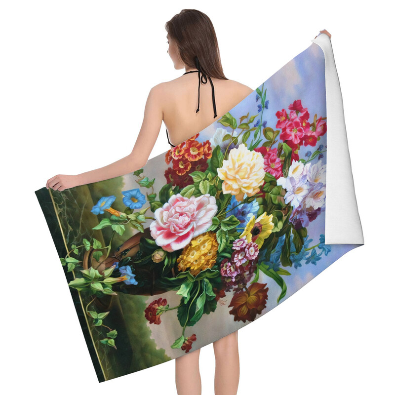 Mājas vannas dvieļi ķermeņa dvieļi Natural Animal Style vannas ātri žūstošs mikrošķiedras pludmales dvielis vīrietis sievietēm liels sporta dvielis