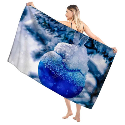 Πετσέτες μπάνιου σπιτιού για το σώμα Πετσέτες χριστουγεννιάτικου μπάνιου γρήγορο στέγνωμα μικροϊνών πετσέτα θαλάσσης ανδρική και γυναικεία μεγάλη αθλητική πετσέτα