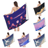 Kućni ručnici za tijelo Ručnici za kupaonicu u stilu anime brzo sušeći ručnik za plažu od mikrofibre za muškarce i žene veliki sportski ručnik