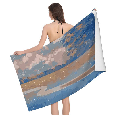 Kućni ručnici za tijelo Ručnici za kupaonicu u stilu anime brzo sušeći ručnik za plažu od mikrofibre za muškarce i žene veliki sportski ručnik