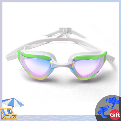 Naočale za plivanje za muškarce, žene protiv zamagljivanja UV dioptrijske vodootporne silikonske naočale za plivanje, naočale za plivanje, odrasle, djecu, ronilačke naočale