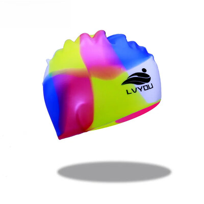 Vodootporne silikonske kape za plivanje za djecu Unisex Zaštitna oprema za uši s dugom kosom Slatki dizajn koji ne zateže za djecu