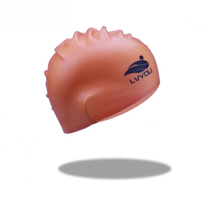 Vodootporne silikonske kape za plivanje za djecu Unisex Zaštitna oprema za uši s dugom kosom Slatki dizajn koji ne zateže za djecu