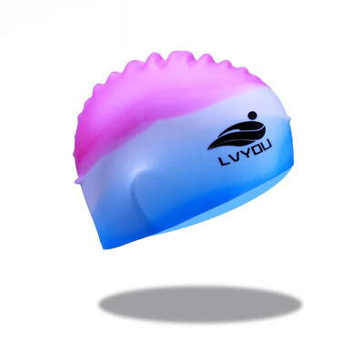 Vodootporne silikonske kape za plivanje za djecu Unisex Zaštitna oprema za uši s dugom kosom Slatki dizajn koji ne zateže za djecu