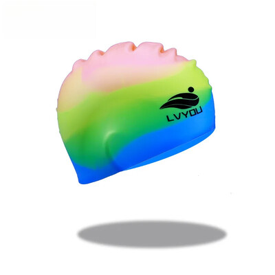 Vodootporne silikonske kape za plivanje za djecu Unisex Zaštitna oprema za uši s dugom kosom Slatki dizajn koji ne zateže za djecu