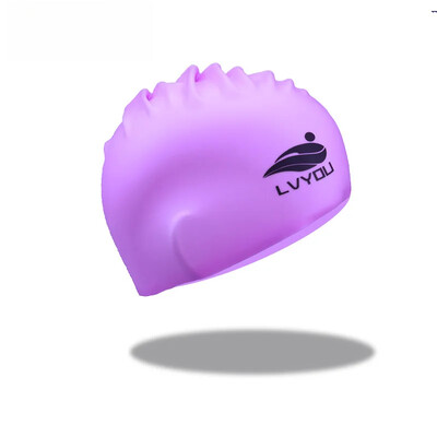 Vodootporne silikonske kape za plivanje za djecu Unisex Zaštitna oprema za uši s dugom kosom Slatki dizajn koji ne zateže za djecu