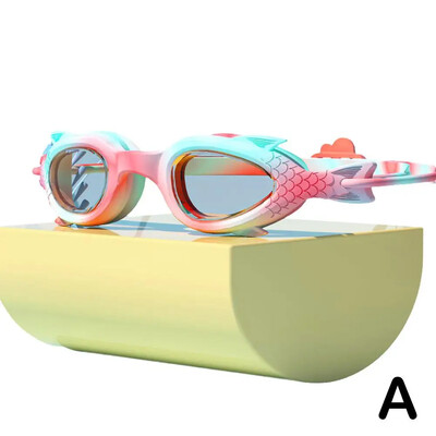 Naočale za plivanje protiv magljenja UV dječje profesionalne naočale Slatke naočale za plivanje za malu djecu 3-15 Dječaci Djevojčice Pool Beac E5I9