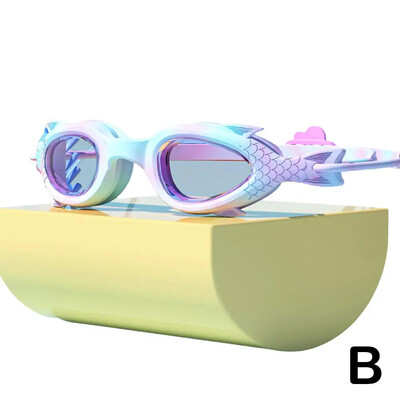 Naočale za plivanje protiv magljenja UV dječje profesionalne naočale Slatke naočale za plivanje za malu djecu 3-15 Dječaci Djevojčice Pool Beac E5I9
