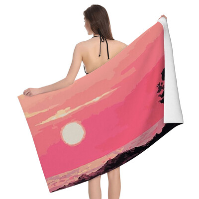 Kućni ručnici za tijelo Ručnici za kupaonicu u stilu anime brzo sušeći ručnik za plažu od mikrofibre za muškarce i žene veliki sportski ručnik