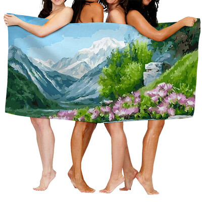 Kućni ručnici za tijelo ručnici za kupaonicu brzo sušeći ručnik za plažu od mikrofibre