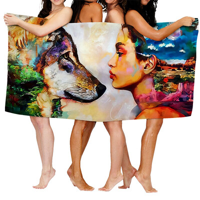 Kućni ručnici za tijelo ručnici za kupaonicu brzo sušeći ručnik za plažu od mikrofibre