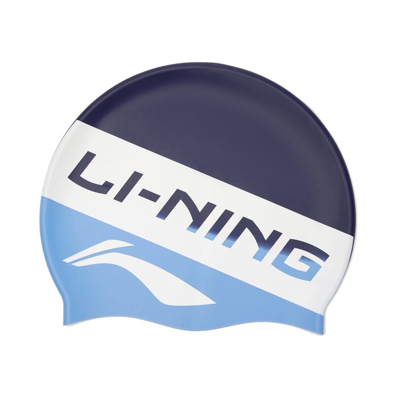 Dječje kape za plivanje Li-Ning Boys Visoko elastična vodootporna mekana silikonska kapa za opremu za plivanje Udobna kapa za ronjenje YSYU001