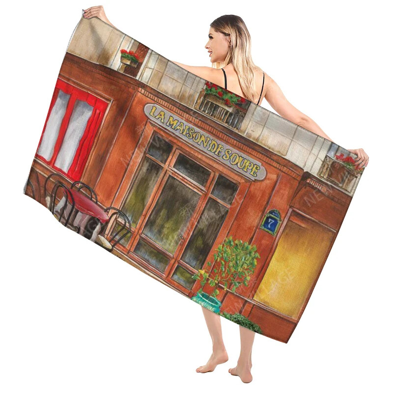 Blagdanska božićna kupaonica za odrasle Mekani ručnik za kupanje Sauna Veliki ručnik za plažu Moderni fitness ručnik Hotelski ženski tuš Brzo sušenje