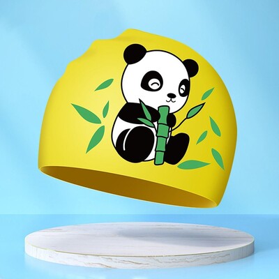 Vodootporna dječja kapa za plivanje Elastična silikonska dječja kapa za plivanje Štiti uši Šeširi za kupanje životinja Kapa za bazen