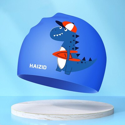 Vodootporna dječja kapa za plivanje Elastična silikonska dječja kapa za plivanje Štiti uši Šeširi za kupanje životinja Kapa za bazen