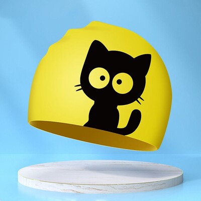 Vodootporna dječja kapa za plivanje Elastična silikonska dječja kapa za plivanje Štiti uši Šeširi za kupanje životinja Kapa za bazen