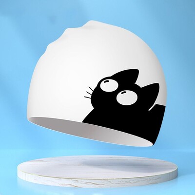 Vodootporna dječja kapa za plivanje Elastična silikonska dječja kapa za plivanje Štiti uši Šeširi za kupanje životinja Kapa za bazen